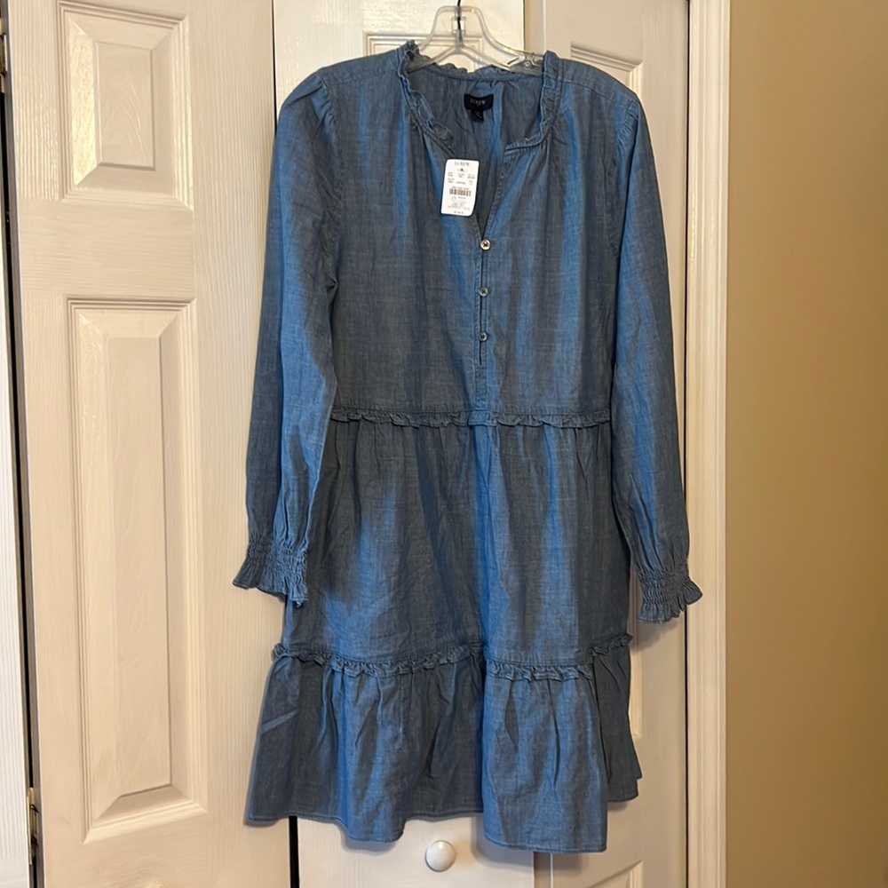J crew chambray dress